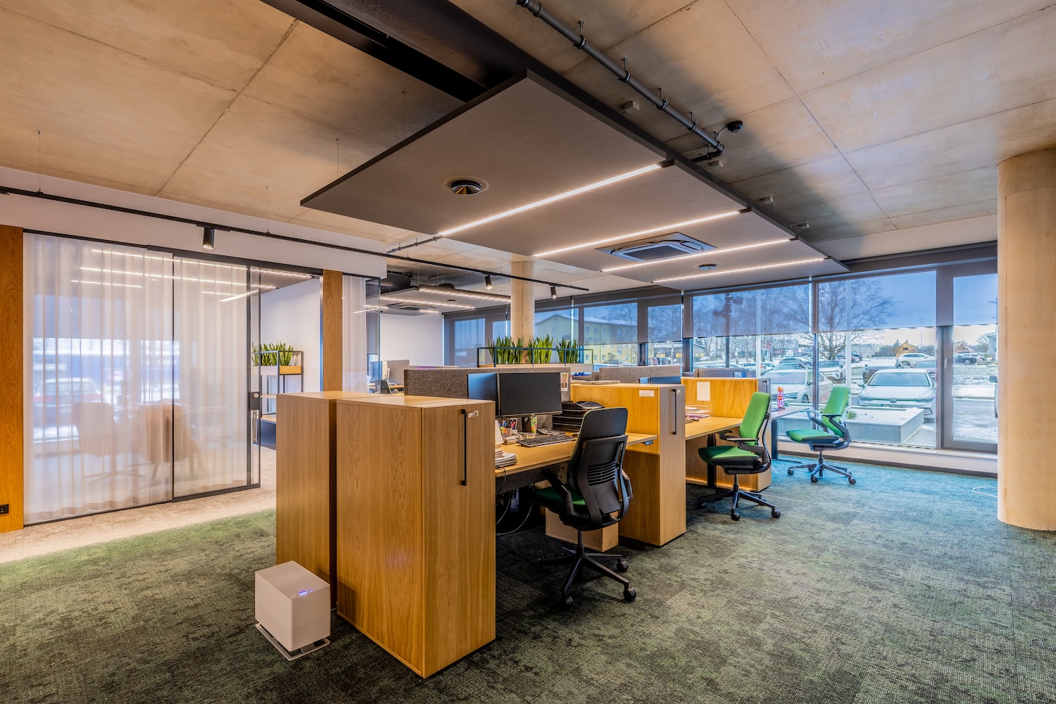 Cristella uue kontorihoone interjöör